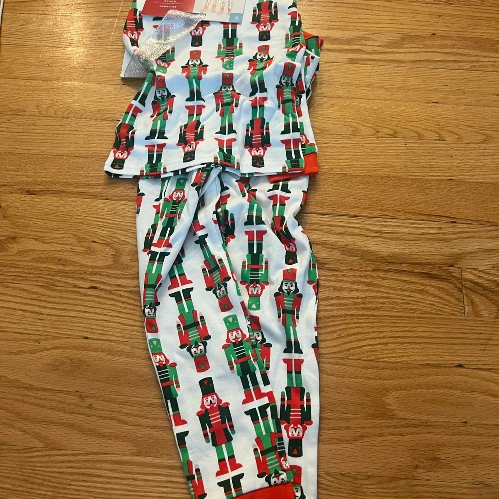 Kids Nutcracker Pajamas - Red and Green